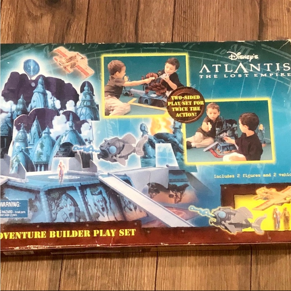 Vintage Disney Atlantis adventure playset